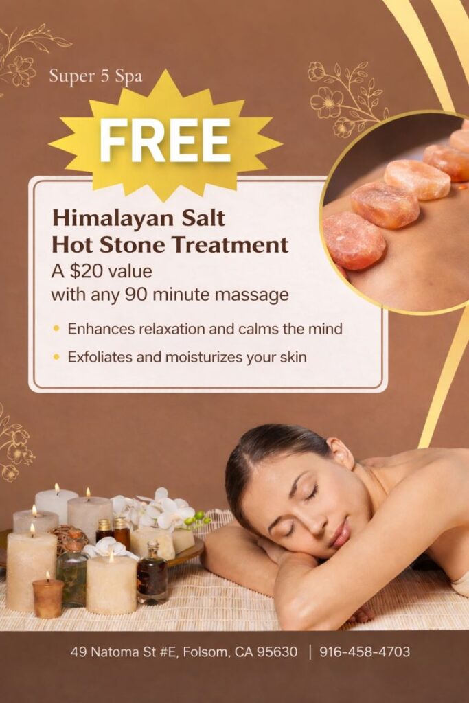 Super 5 Spa Free Himalayan Salt treatment